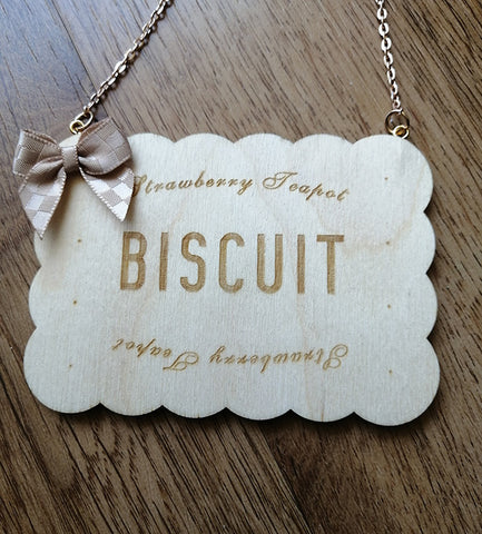 Biscuit Necklace (Wide)