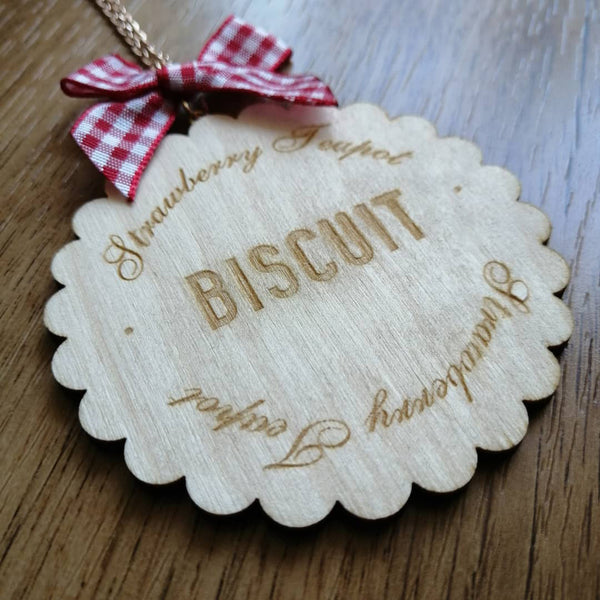 Biscuit Necklace (Round)